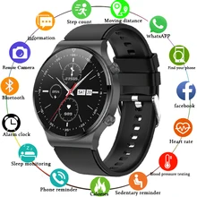 2021 nowy pełna zegarek Smart Watch z ekranem dotykowym mężczyźni kobiety tętno przypomnienie informacji wielofunkcyjny IP68 wodoodporna sport inteligentny zegarek tanie i dobre opinie CHUYONG CN (pochodzenie) Android Na nadgarstek Zgodna ze wszystkimi 128 MB Krokomierz Rejestrator aktywności fizycznej