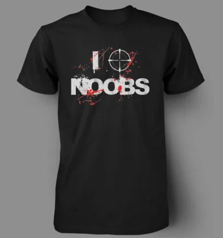 

I Snipe Noobs Call Blood Funny Of Game Duty Gun Mens T-Shirt 100% Cotton Printed Custom T Shirt Short Sleeve Men Size S~3Xl