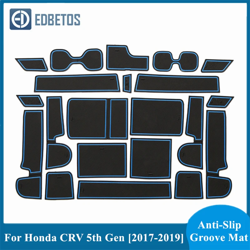 Для Honda CRV CR V 5th Gen Gate Slot Mat противоскользящая дверная канавка Pad внутреннее