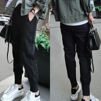 

Drawstring Pencil Pants Women Leisure High Waist Trouser with Pockets Fashion Loose Sports Long Pants pantalones de mujer #33