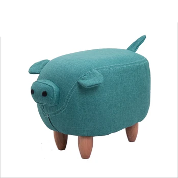 

Solid wood foot stool creative hippo shoes bench sofa stool designer furniture storage stool test shoes storage foot stool