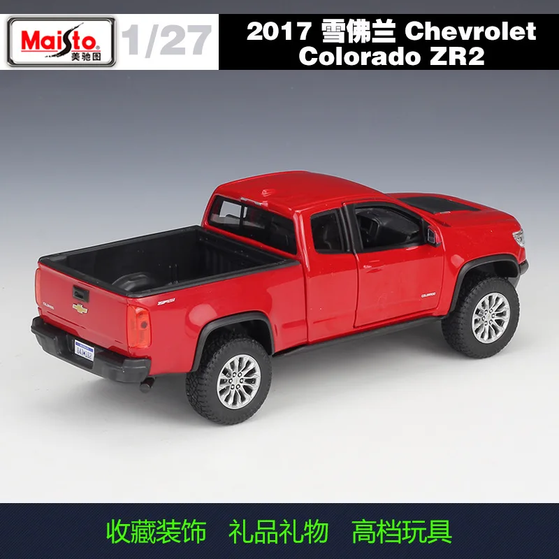Maisto 1: 27 Chevrolet Colorado ZR2 модель машины пикап сплава Модель автомобиля