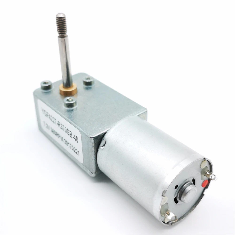 

370 long axis geared motor Seven-shaped DC motor High speed 7-shaped geared motor