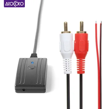 

Universal Bluetooth5.0 Car Kit Phone Call Handsfree AUX 2 RCA Cable Adapter for Truck Auto Speaker Radio Stereo Audio In Music