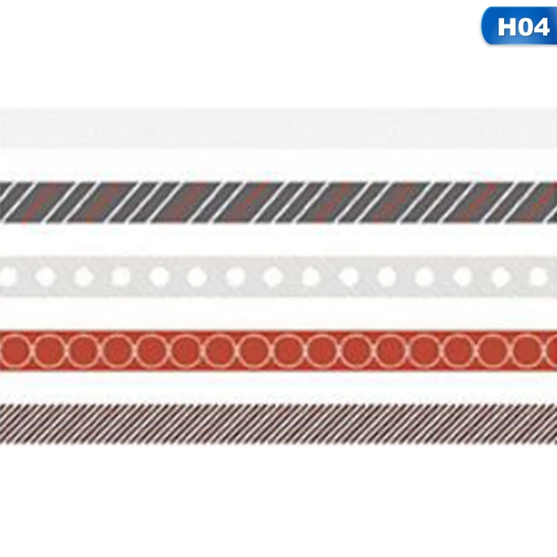 5 шт./лот базовый однотонного цветная маскирующая лента Набор домашнее творчество и Скрапбукинг Бумага Декор японский набор канцелярских принадлежностей - Цвет: 4