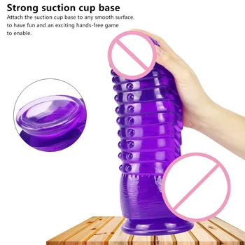 2021 Monster Super Huge Realistic Dildo Animal Penis Vagina G-spot Simulate Anal Expansion Sex Toys For Women Man Big Butt Plugs 5