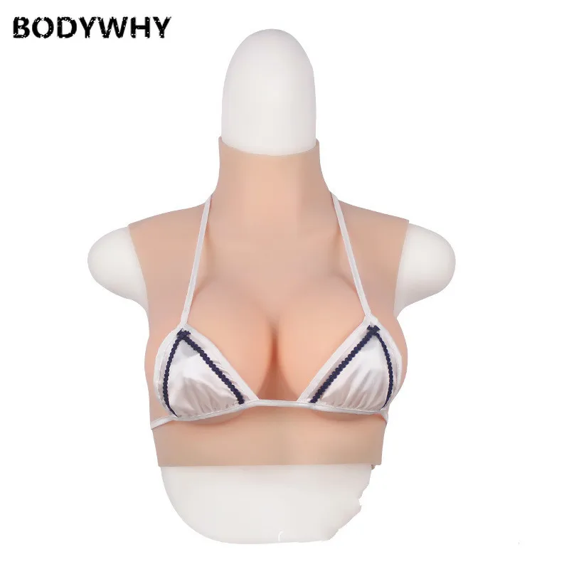 

Silicone Turtleneck Hollow Prosthetic Breasts High Resilience Fake Breasts Crossdresser Transgender Fake Breasts Multi-cup