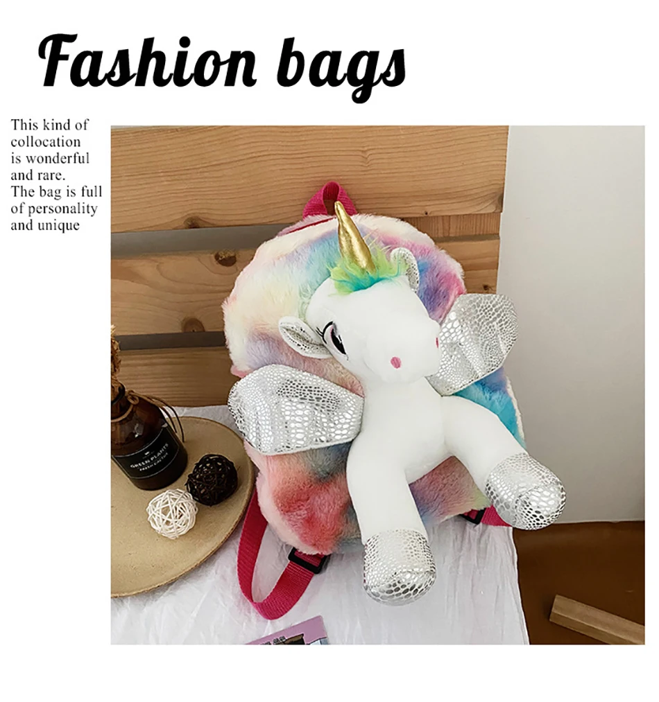 Cute Unicorn Backpack for Girls