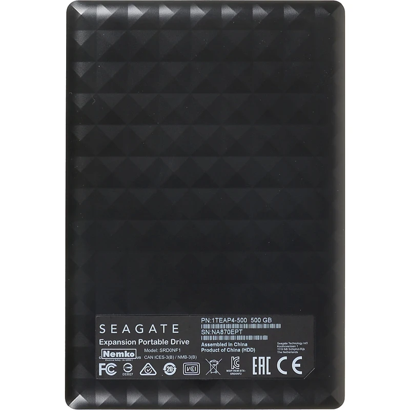 Жесткий диск Seagate Original USB 3.0 500Gb STEA500400 Expansion 2.5" черный