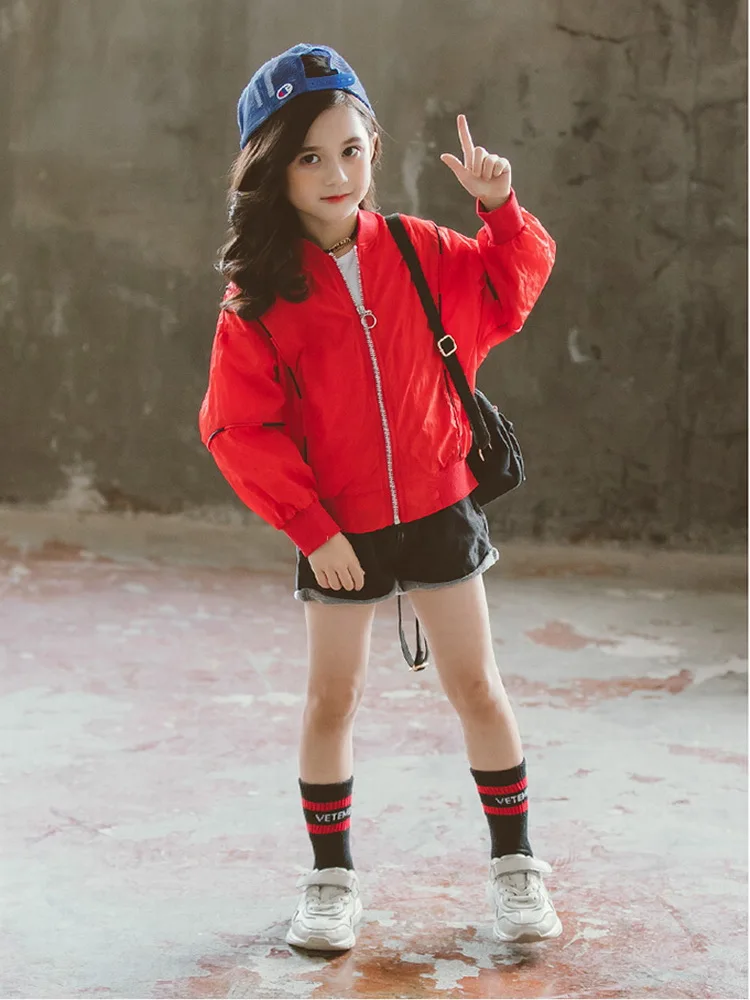 jacket Red Black For Baby Girls_01