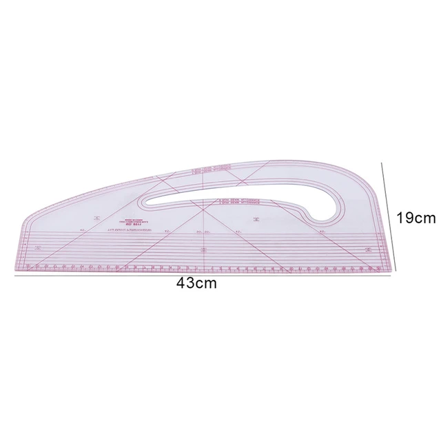 12 Inch Curved Ruler Sleeve Pants Armhole Ruler Sewing Tailor Rulers Model  6012 - Rulers - AliExpress