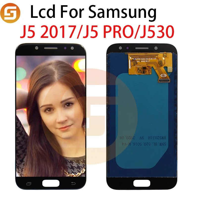 ЖК-дисплей AMOLED 5 2 дюйма для SAMSUNG Galaxy J5 PRO 2017 J530 J530F стеклянный сенсорный экран с