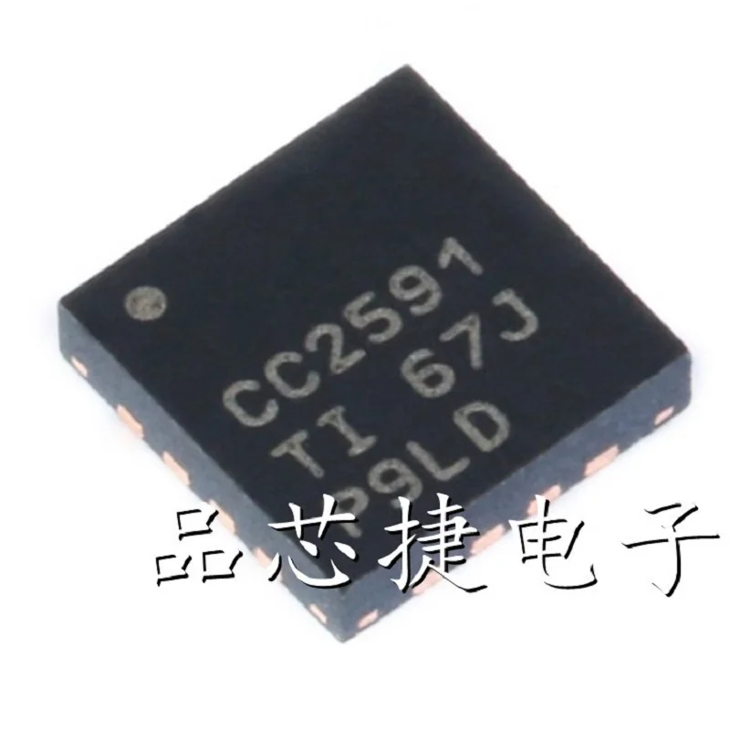 

5pcs/Lot CC2591RGVR Marking CC2591 QFN-16 RF Front End For Low-Power And Low-Voltage 2.4-GHz Wireless Applications