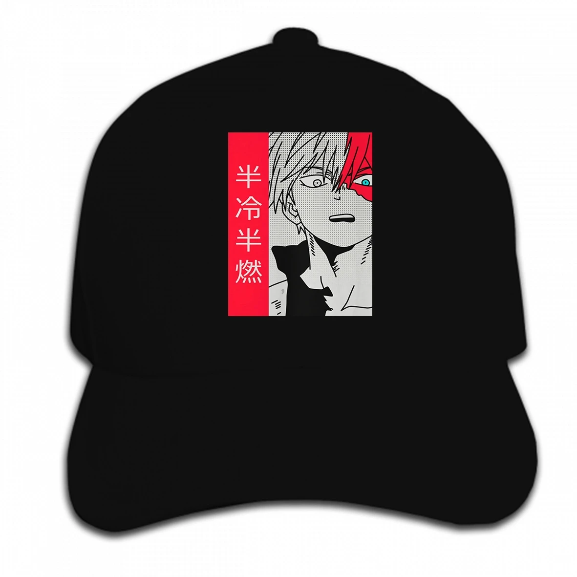 

Print Custom Baseball Cap Boku no Hero Academia Inspired Todoroki Shoto My Hero Academy Anime Manga BNHA Anime Hat Peaked cap