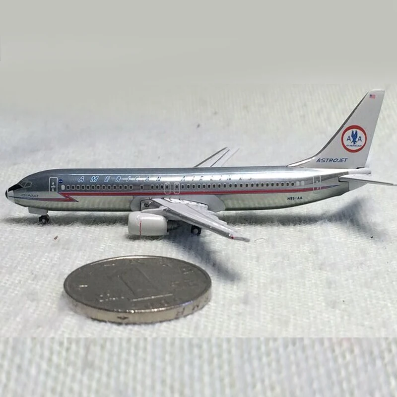 1:500, оригинальная посылка, американские авиалинии, США, Боинг 737, N951AA, пассажирский самолет, статический дисплей, модель из сплава, студенческий подарок
