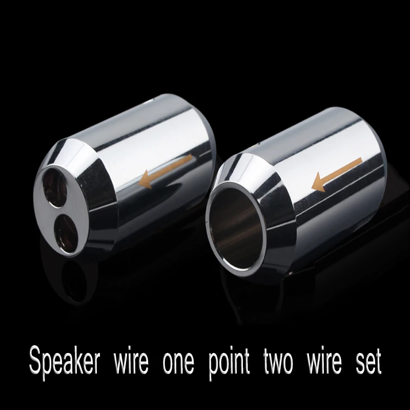 4pcs / Set Speaker Cable Audio Wire Pant Boot Y Splitter Diameter 16mm