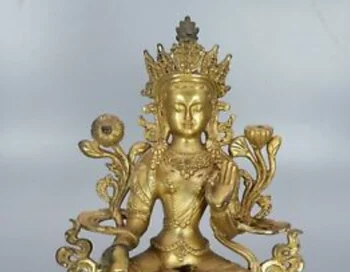 

Chinese Exquisite Handmade copper Guanyin statue