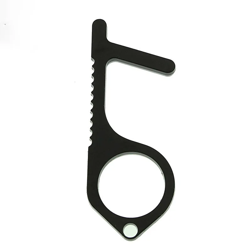 Door Handles Portable Contactless Safety Opener Brass Key Kits