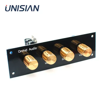

UNISIAN NE5532 tone board panel Line extended potentiometer Fixed chassis panel board for home amplfier case