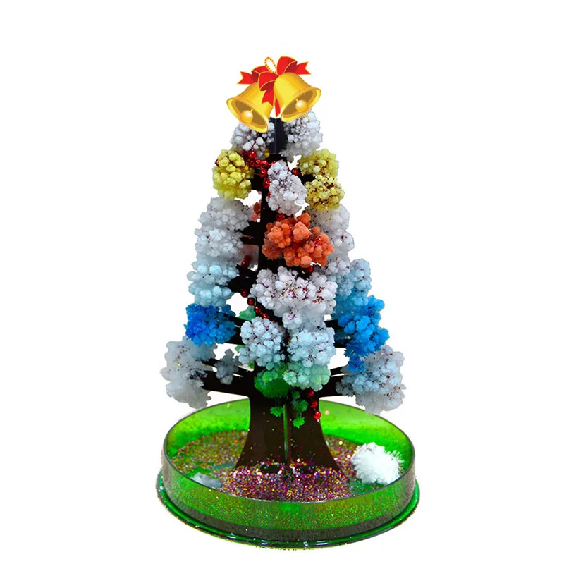 Magische Weihnachtsbaum Wachsende Kristall Papier Weihnachtsdekoration Spielzeug 