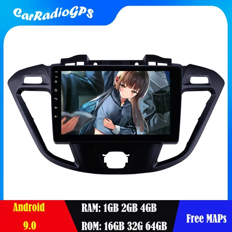 9 inch Android 9.0 Radio Car Multimedia Player for Ford JMC Tourneo 2017 2018 2019 with Mirror Ling | Автомобили и мотоциклы