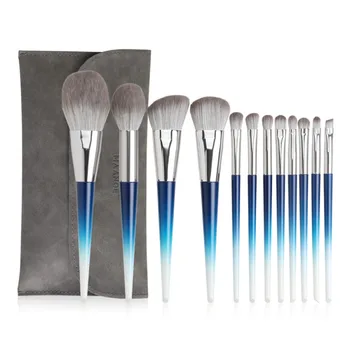 

12 PCS Makeup Brush Sets Wooden Foundation Cosmetic Eyebrow Eyeshadow Brush Make Up Tools Multifunctional Cosmetic Brush