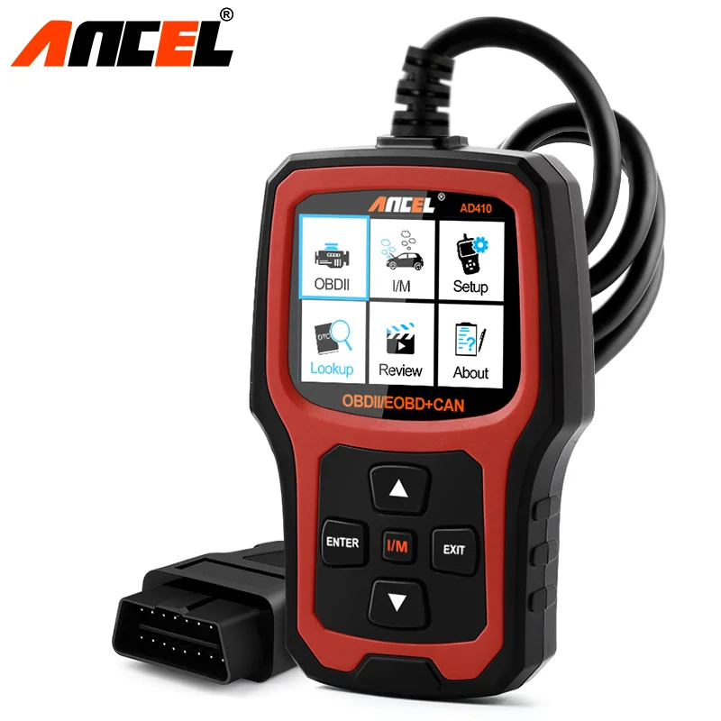 Сканер Ancel AD410 OBD2 считыватель кодов ошибок диагностический инструмент для