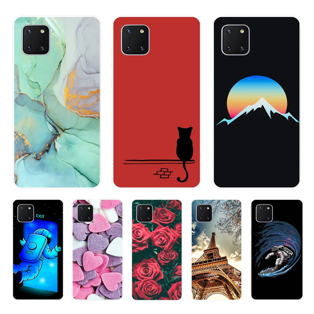 Per Galaxy Note 10 Custodia Note 10 Lite Plus Cover Silicone Tpu Cover Posteriore Morbida Custodia Per Samsung Galaxy Note 10 + Custodia Note10