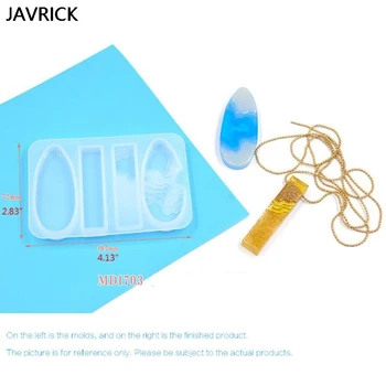 

4 Pack Ocean Style Mould Epoxy Resin Casting Island Shaped Pendant Resin Mold Jewelry Making Tools DIY Art Craft Project