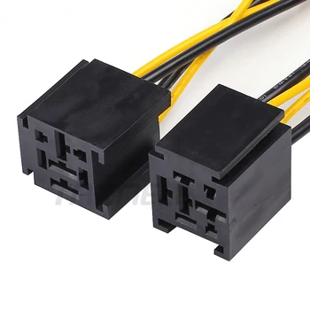 

1Pcs relay socket for 40a 80a 4pin 5pin relay