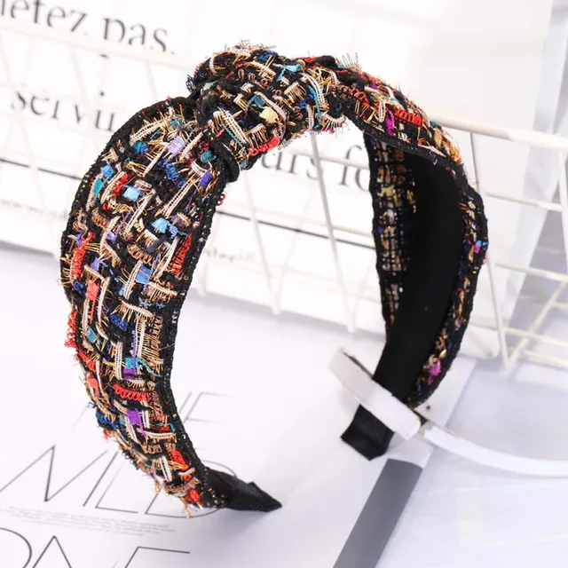 Hoop Headband Hair Accessories Knot Cross Fashion Fabric Hairband Bands Tie Chic