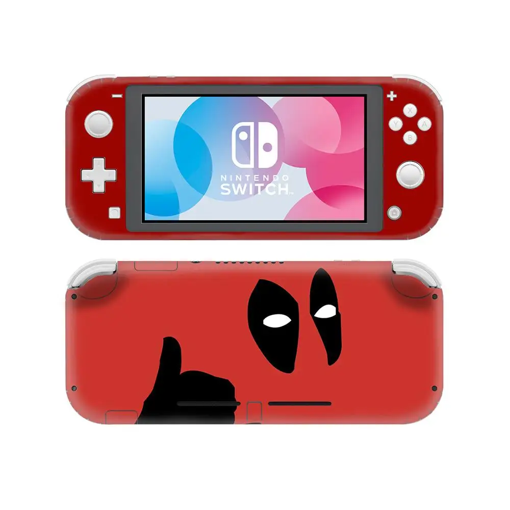 Наклейка из кожи Дэдпула для nintendo Switch Lite консоль и контроллер протектор Joy-con NAND Switch Lite NSL наклейка на кожу