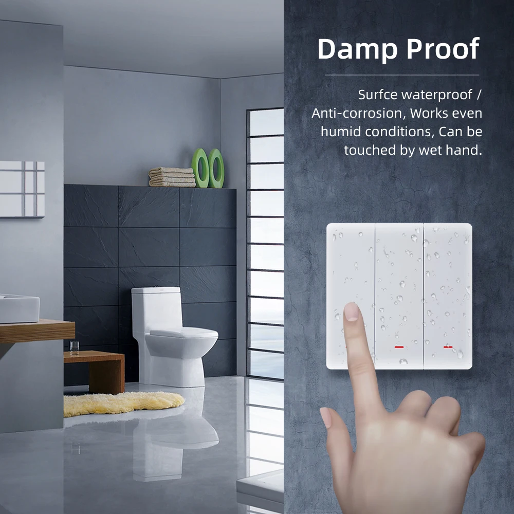 Кнопка WiFi + RF Smart Switch (нулевой FireWire) тип 86 голосовое/умное дистанционное управление