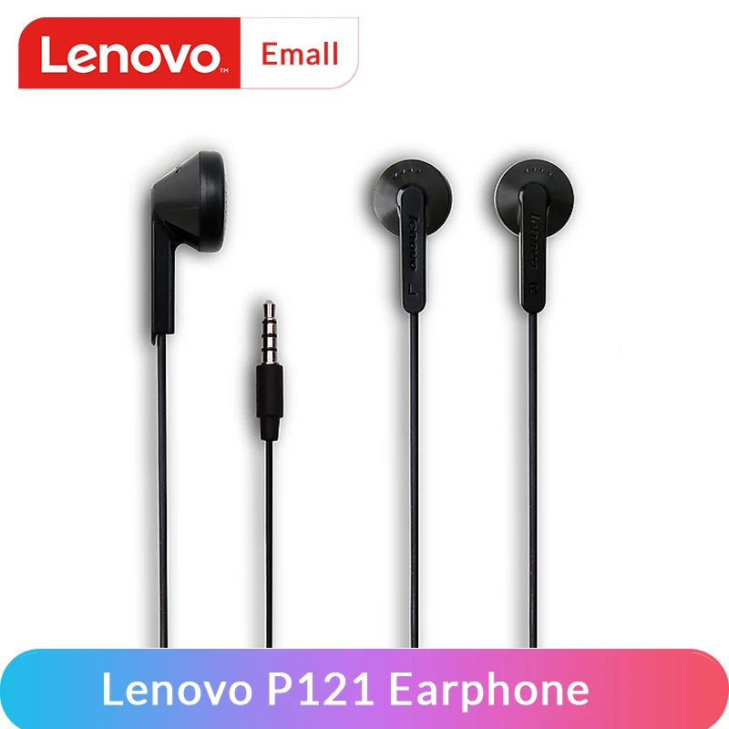 

Lenovo Earphone P121 3.5mm Earphone In-ear Earpiece for Xiaomi Huawei Lenovo Android iOS PC Laptop Mobile Phone