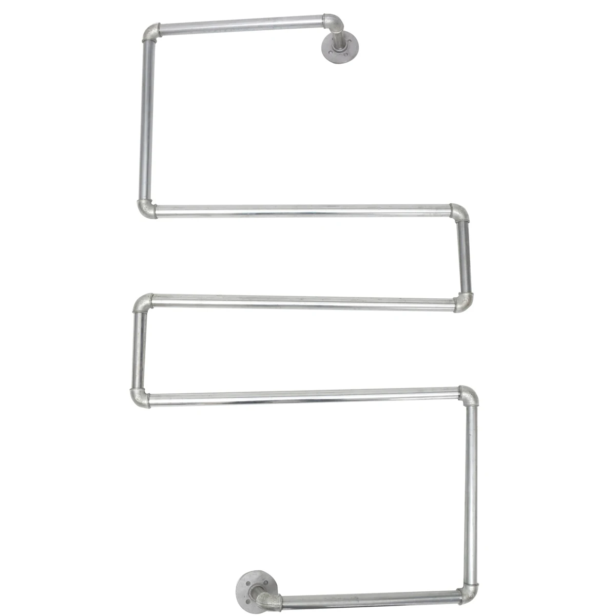 

5 Tier Industrial Urban Style Pipe Shelf Storage Shelving Book Wall Mount DIY Holder