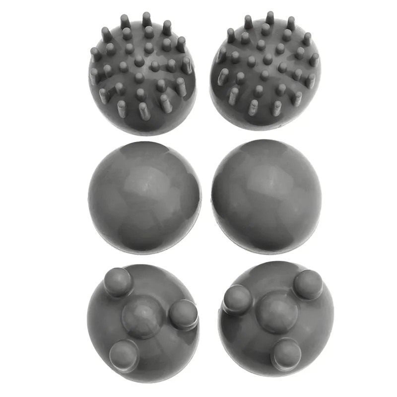 6 In 1 Electric Neck Massager Hammer Massage Back Relax Vibrating Double Head Cervical Vertebra Roller Body Relaxation Stick