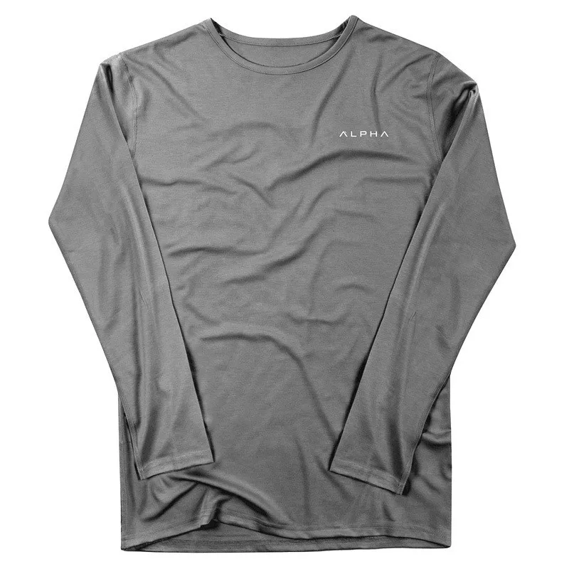 

Summer Men's Clothing 2019 Men's Long Sleeve T-Shirt Jogger Cotton T-Shirt Top streetwear Fashion T-Shirt Men's Fitness T-Shirt