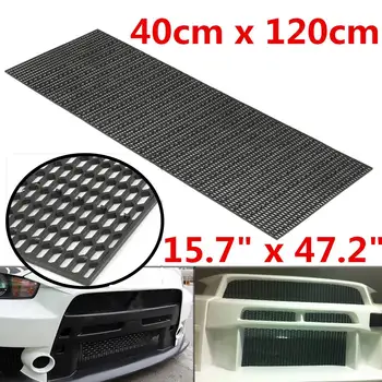 

120X40cm Universal Car Styling Air Intake Racing Honeycomb Meshed Grille Spoiler Bumper Hood Vent Racing Grills