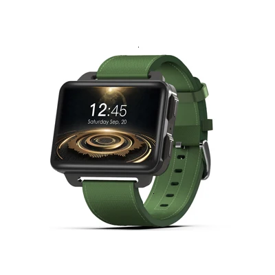 Поддержка Google Play gps wifi Bluetooth android 3g смартфон Smartband smartwatch 16 Гб rom часы мобильный телефон фитнес-трекер - Цвет: Зеленый