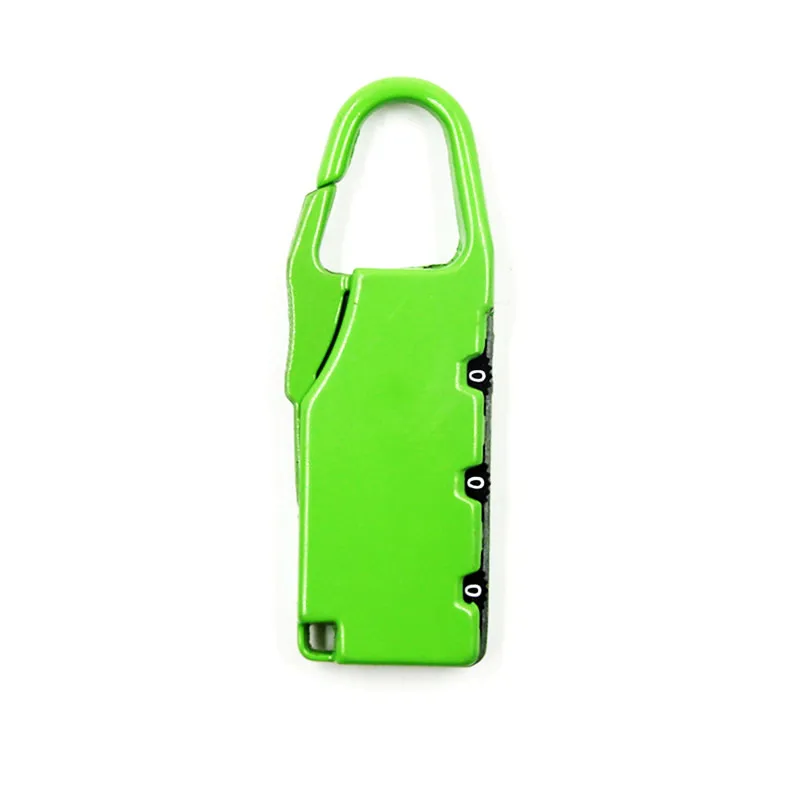 

New Multicolor Three-digit Zinc Alloy Combination Lock Snap Lock Beam Mini Backpack Notebook Handbag Luggage Suitcase Padlock