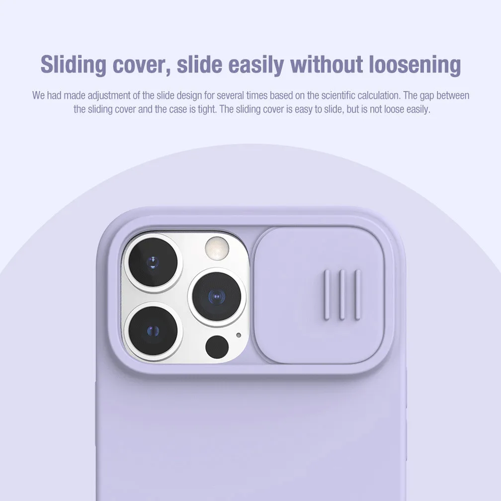 NILLKIN CamShield Magnetic Case with Slide Camera Protection - Silky Liquid Silicone Cover
