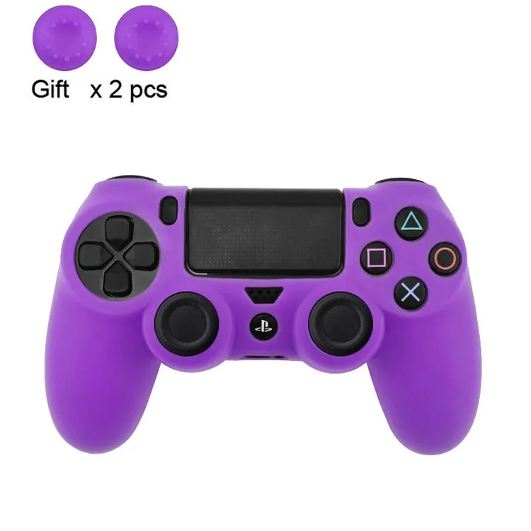 New Design PS4 Controller Skin Protective Camo Silicone Rubber Case Cover Grip For PS4 /Pro/ Slim Gamepad Accessories - Цвет: N