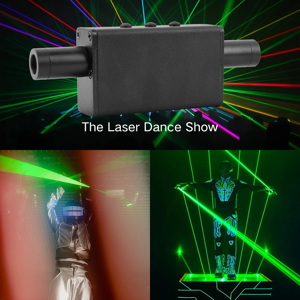Мини-лазерный меч с двойной головкой, DJ Лазерный танцевальный ручной реквизит, Лазерная Звезда, ручка с толстым лучом для личных реквизитов