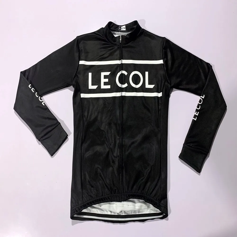 Le Col By Wiggins велосипедная спортивная куртка с длинным рукавом, Майо ciclismo, термальная флисовая велосипедная Джерси, велосипедная теплая одежда MTB