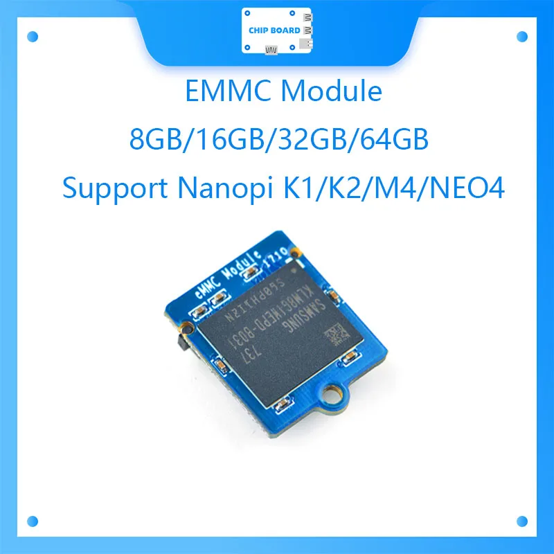 Модуль EMMC-8 ГБ/16 ГБ/32 ГБ/64 ГБ Высококачественная поддержка Nanopi K1/K2/M4/NEO4 | Компьютеры