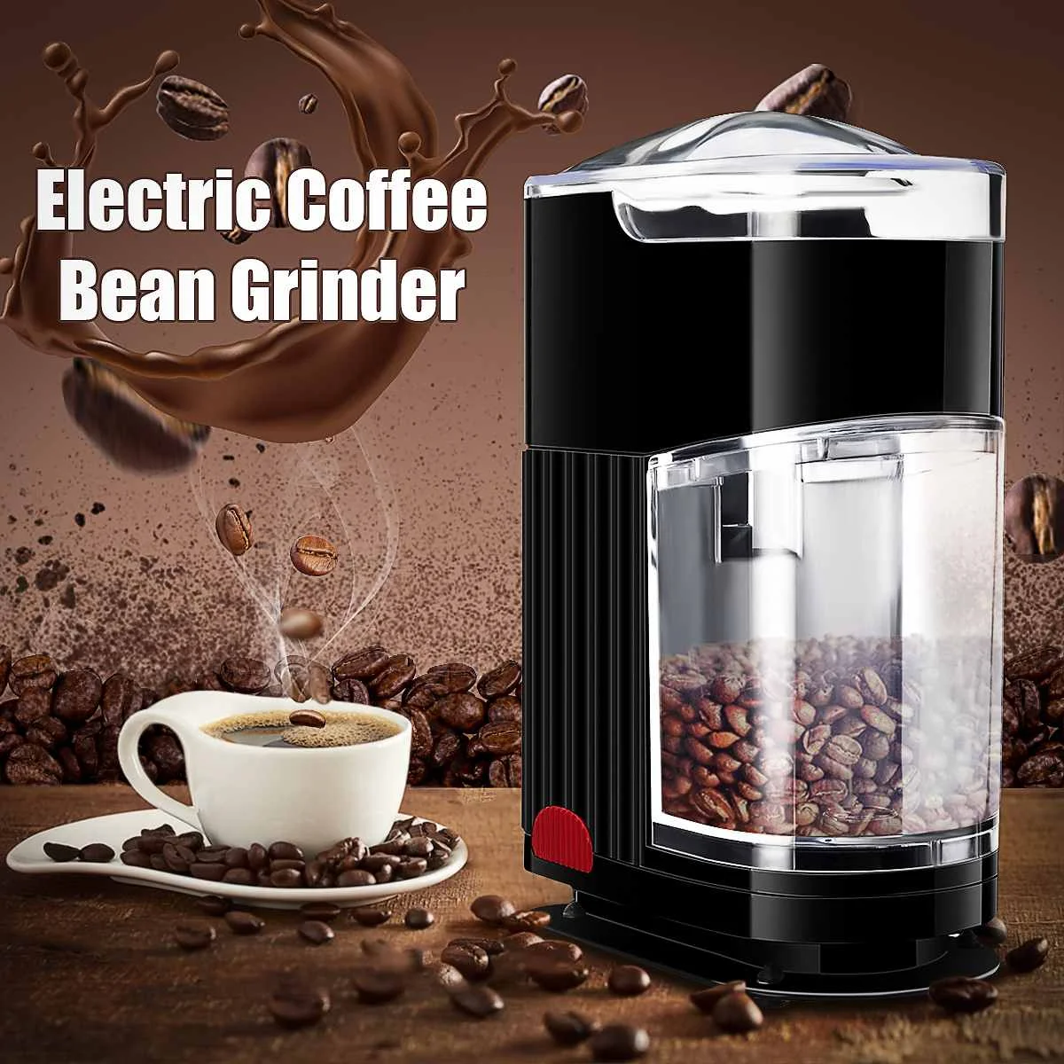 Electric Coffee Grinder Multifunctional Office Household Electric Coffee Grinder Bean Spice Maker Grinding Machine EU/US Plug Electric Coffee Grinder Multifunctional Office Household Electric Coffee Grinder Bean Spice Maker Grinding Machine EU/US Plug