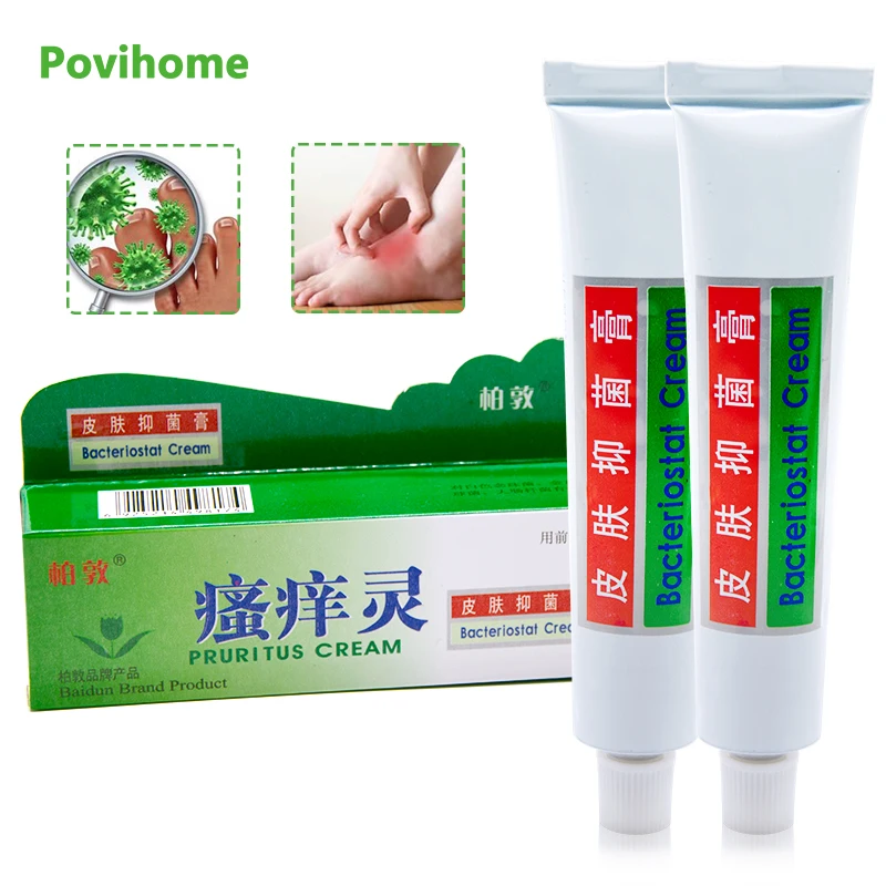 1 коробка дерматит против зуда крем зуд псориаз экзема мазь в китайском стиле из трав, медицинская штукатурка здравоохранения P1054