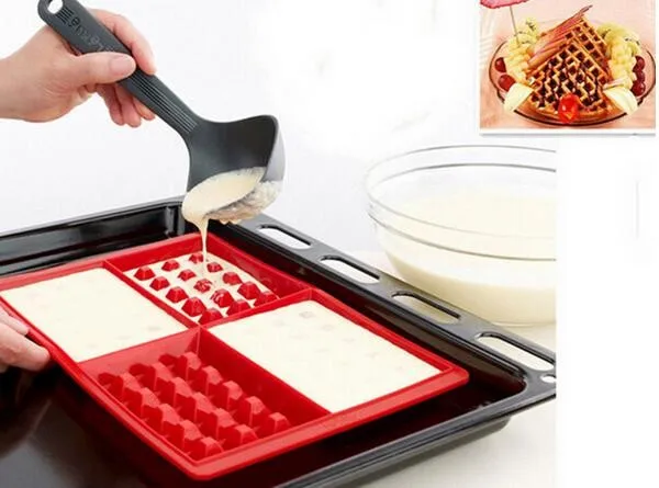 Silikon Nestle Waffel форма Mikrowelle Backen plyatzchenform hochtemperaturbestzyge Muffinform feur Küche Backen Werkzeug
