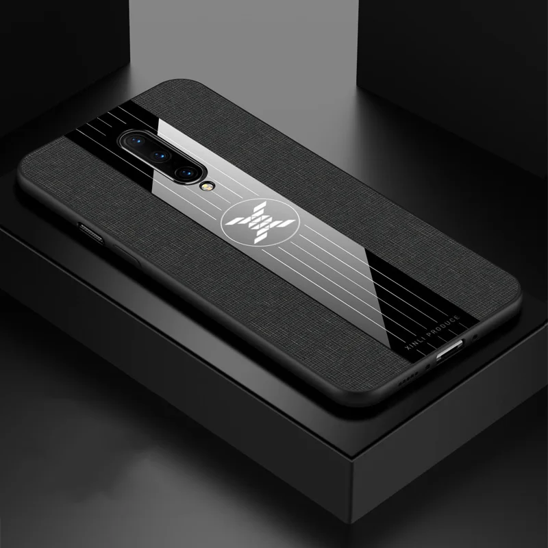 Xinli Cloth Phone Case For Oneplus 7 Pro 1+ 6 6T Cover Hard PC Soft TPU Edge Back Glass and Frame Cases |