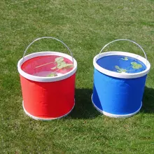 Универсальный складной ковшик баррель контейнер для воды для мытья автомобиля на открытом воздухе использование складной легкий Экономия пространства